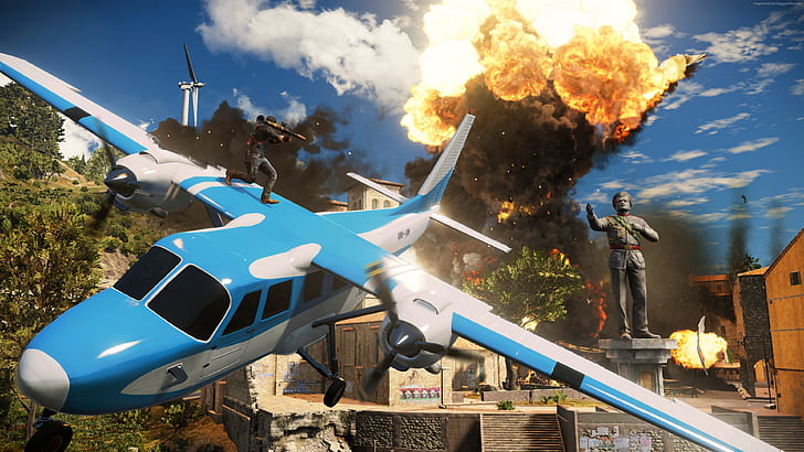 Just Cause 3, PC, game, Xbox One, shooter, Best Games 2015, HD wallpaper