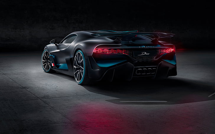 Bugatti Divo, Rear view, 2019, 4K, HD wallpaper