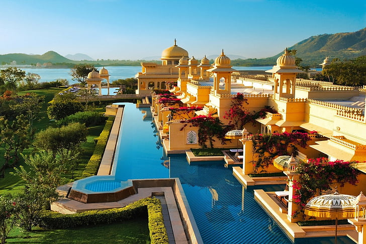 Man Made, Udaipur Hotel, India, Oberoi Udaivilas, Rajasthan