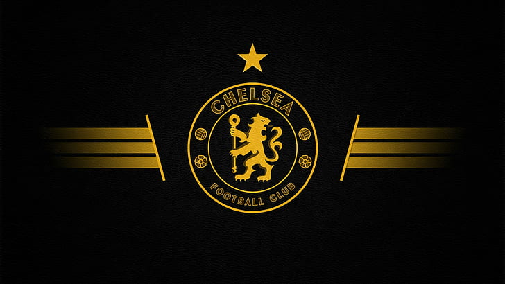 Chelsea FC Football Soccer Black Logo HD, sports, HD wallpaper