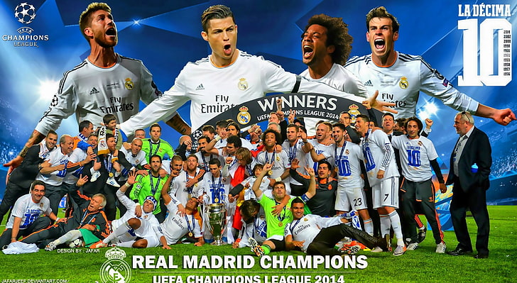 Real Madrid Winners Champions League 2014, Real Madrid Champions, HD wallpaper