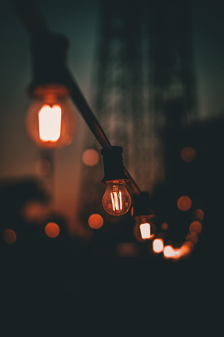 HD wallpaper: red bulbs, lamp, electricity, lighting, blur, electric Lamp,  light Bulb | Wallpaper Flare