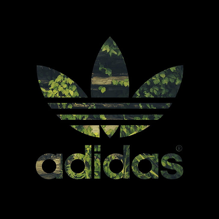 adidas logo leaves