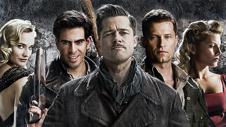 movies, Brad Pitt, group of people, young men, young adult