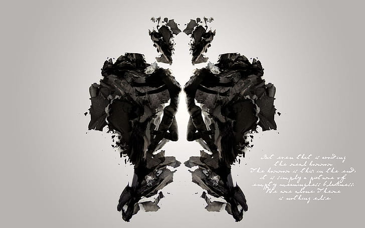Rorschach Test Inkblot HD, digital/artwork, HD wallpaper