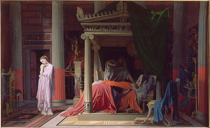 Jean Auguste Dominique Ingres, The illness of Antiochus or Antiochus and stratonice