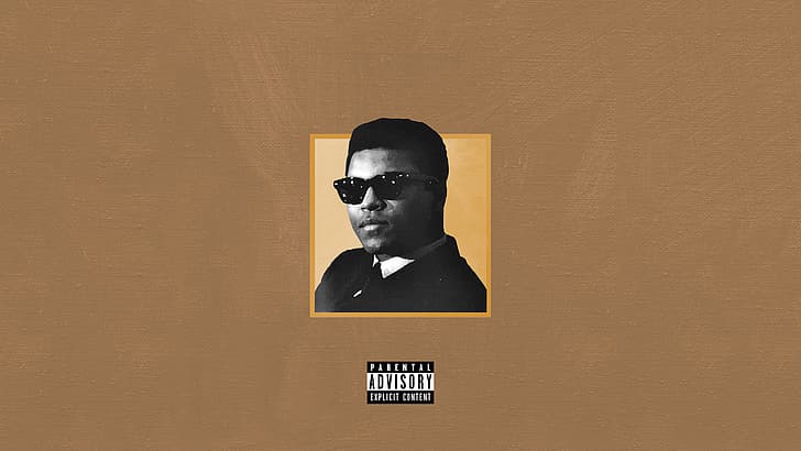 Muhammad Ali, Kanye West, boxing, sunglasses, album covers, HD wallpaper