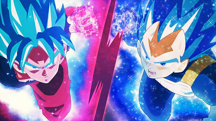 HD wallpaper: Dragon Ball Super, Super Saiyan Blue, Son Goku, Vegeta,  Kaio-ken | Wallpaper Flare