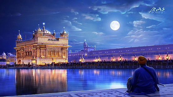 HD wallpaper: Golden Temple, India, amritsar, landmark, sikh, sikhism,  religion | Wallpaper Flare