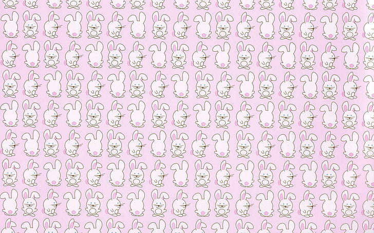rabbit pattern background