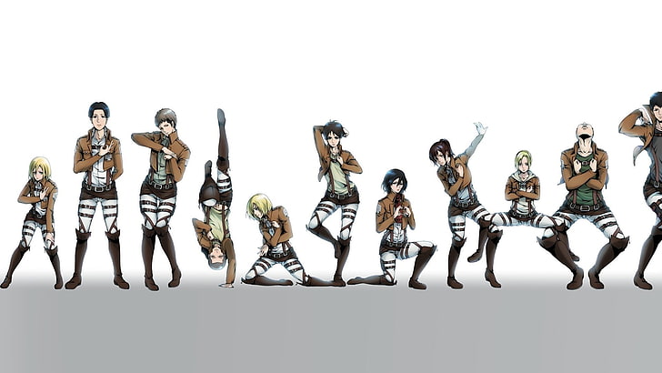 Attack on Titans characters illustration, Anime, Annie Leonhart, HD wallpaper