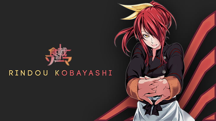 Anime, Food Wars: Shokugeki no Soma, Rindō Kobayashi, one person, HD wallpaper