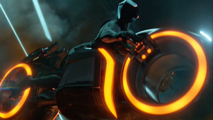 Tron: Legacy, indoors, one person, illuminated, arts culture and entertainment, HD wallpaper