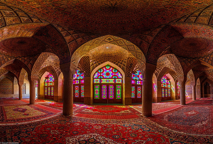 HD wallpaper: dome interior, mosque, architecture, Islamic architecture,  Iran | Wallpaper Flare