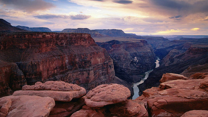 The Mighty Colorado River, fish river canyon, view, canyons, grand