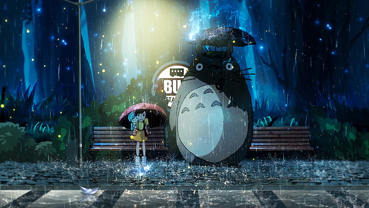 Free download My Neighbor Totoro follow for more Anime desktop wallpaper   1280x691 for your Desktop Mobile  Tablet  Explore 20 Totoro Aesthetic  Wallpapers  Totoro Wallpapers Totoro Wallpaper Hd Totoro Background
