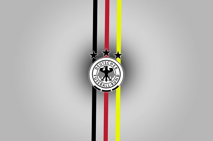 Deutscher Fussball Buno logo, Germany, soccer, text, clock, time, HD wallpaper