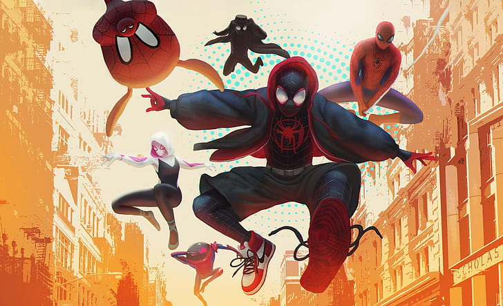 Movie, Spider-Man: Into The Spider-Verse, Gwen Stacy, Marvel Comics, HD wallpaper
