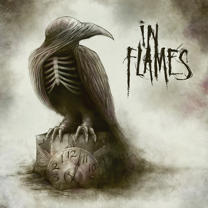 In Flames digital wallpaper, melodic death metal, modern metal