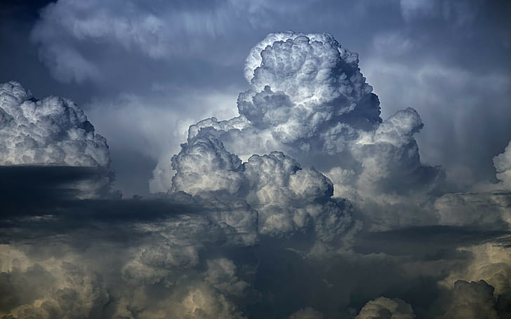 clouds, storm, sky, HD wallpaper