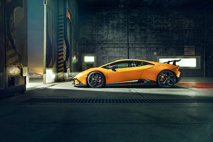 Novitec, 4K, 2018, Lamborghini Huracan Performante, HD wallpaper