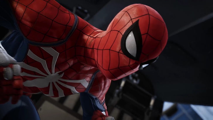 Marvel Spider-Man, Marvel's Spider-Man, focus on foreground, celebration, HD wallpaper