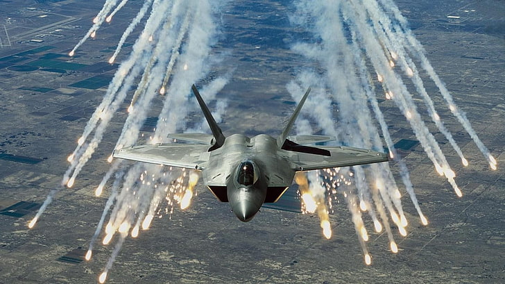 jets, Lockheed Martin, F-22 Raptor, aircraft, military aircraft