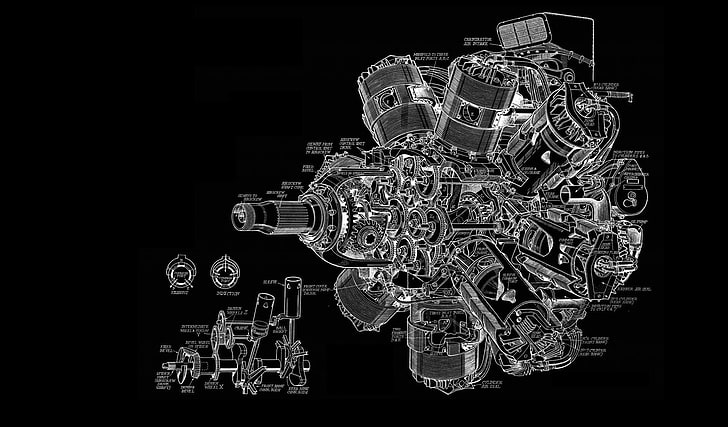 Vehicles, Schematic, Diagram, Engine