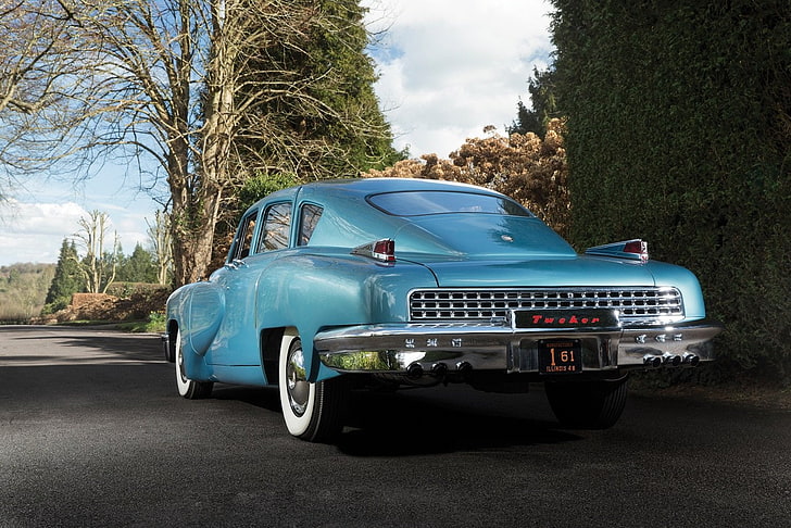1948, cars, classic, sedan, tucker, HD wallpaper