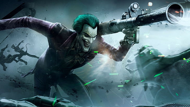 DC The Joker wallpaper, video games, Injustice God's among us