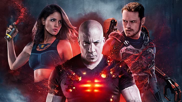 Bloodshot, Vin Diesel, Eiza Gonzalez, Sam Heughan, HD wallpaper