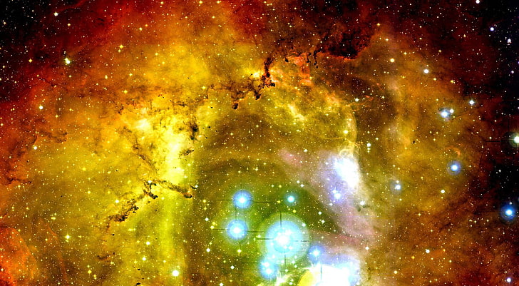 HD wallpaper: Rosette Nebula, yellow galaxy wallpaper, Space, night,  astronomy | Wallpaper Flare