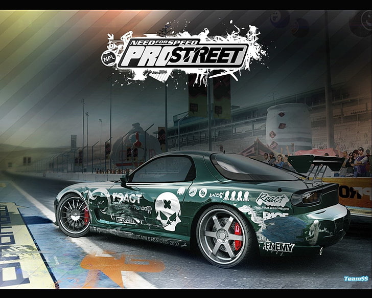 Need for Speed Pro Street digital wallpaper, Need for Speed: ProStreet