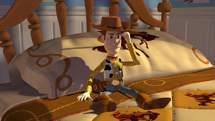 Disney Pixar, Sheriff Woody, Toy Story, HD wallpaper