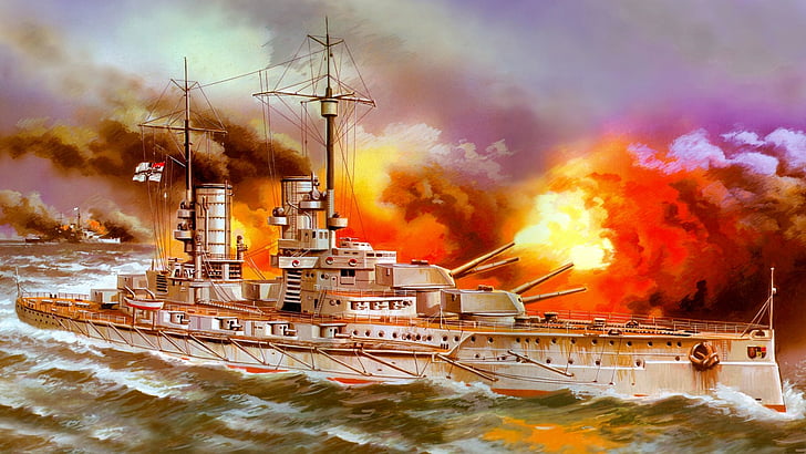 Warships, German Navy, Battleship, SMS Markgraf