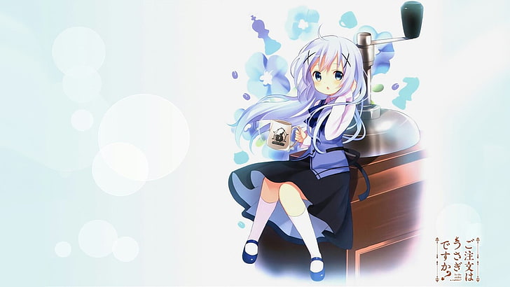 female anime character illustration, anime girls, Gochuumon wa Usagi Desu ka?, HD wallpaper