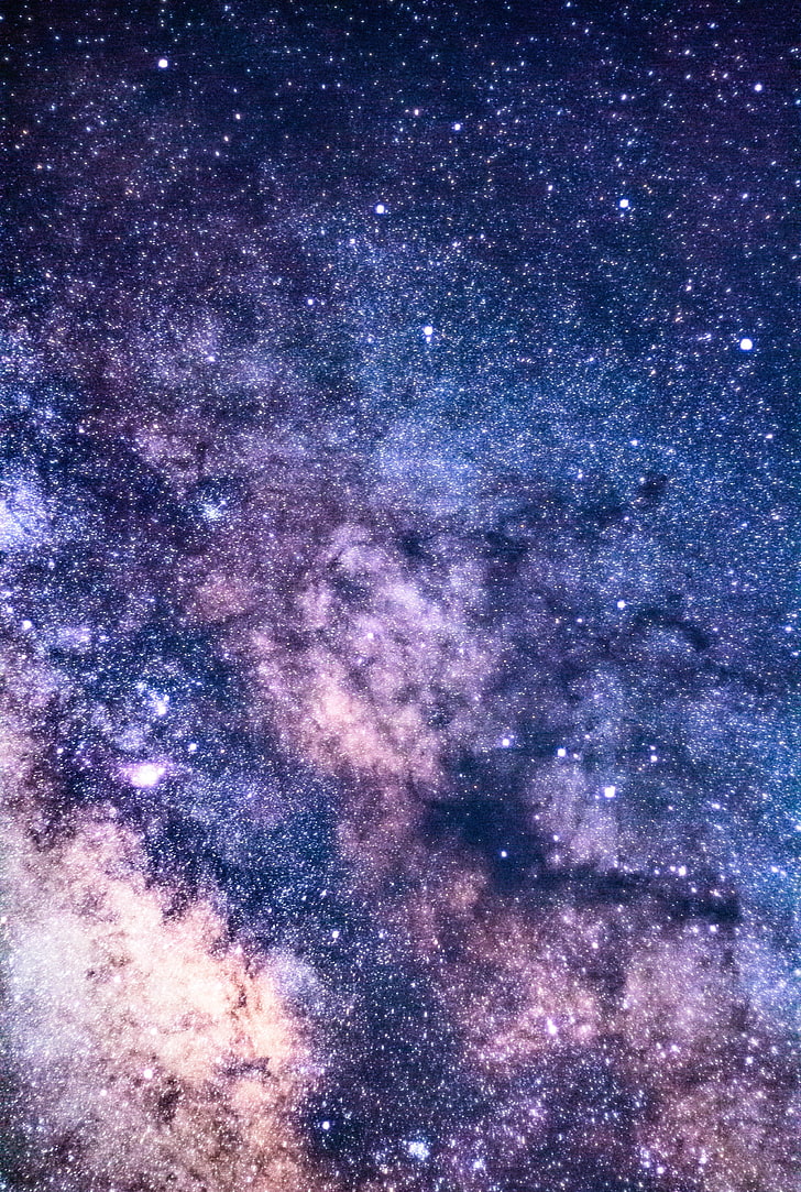 astral body, starry sky, radiance, bright, nebula, backgrounds, HD wallpaper