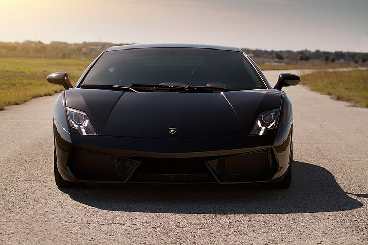Lamborghini gallardo LP560, black, best, download, HD wallpaper