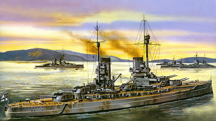Warships, German Navy, Battleship, SMS König