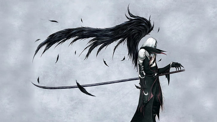 male anime character, Final Fantasy VII, Sephiroth, video games, HD wallpaper