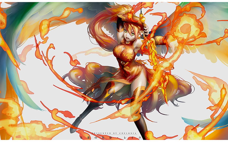 (p&d), chelonia, chinese, dragons, dress, eyes, fire, green