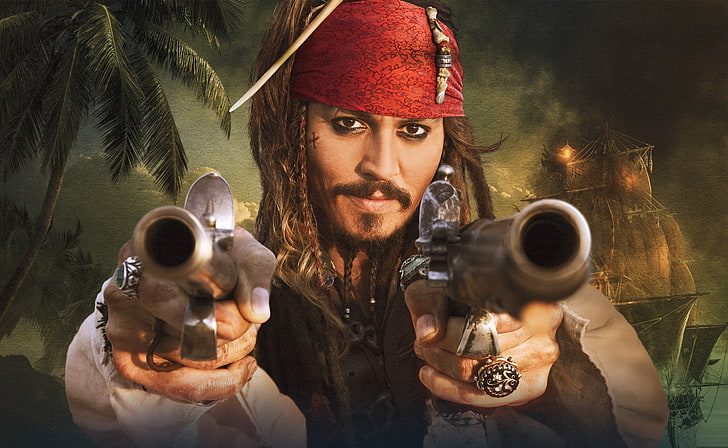 Jack Sparrow, Pirates of Caribbean Jack Sparrow, Movies, Pirates Of The Caribbean, HD wallpaper