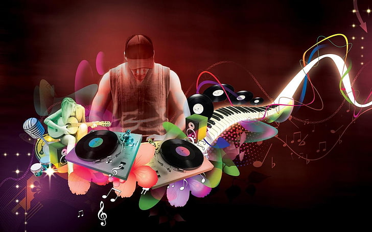 Beat DJ DJ Beat Entertainment Music HD Art, headphones, The Beat I Feel Hip Hop-, HD wallpaper