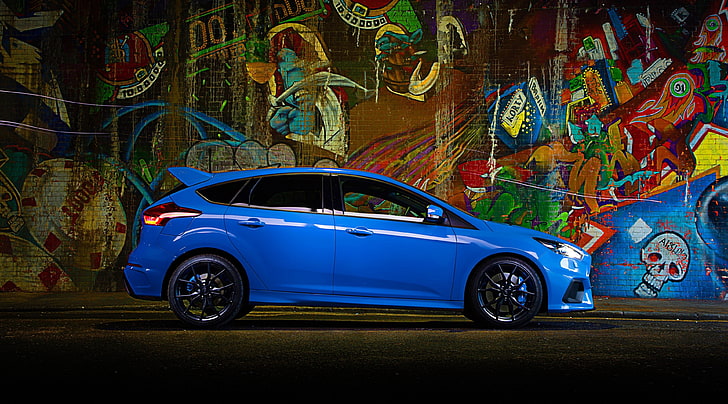 ford focus rs 4k  for computer, mode of transportation, car
