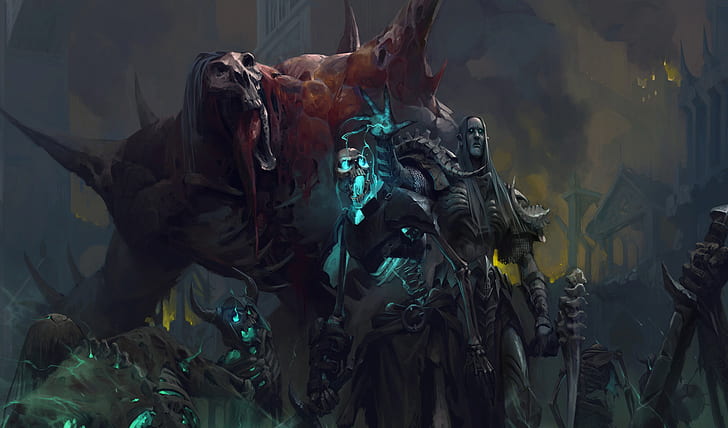 Diablo, Diablo III, Creepy, Necromancer (Diablo III), Skeleton