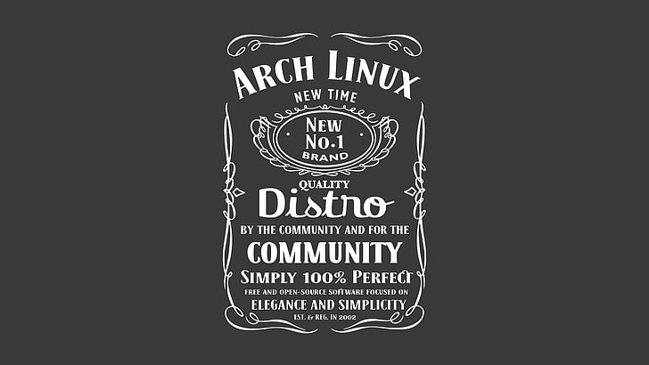 Arch Linux text, Archlinux, communication, western script, studio shot, HD wallpaper
