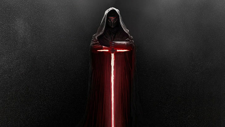Star Wars Kylo Ren wallpaper, black Color, red, no People, backgrounds