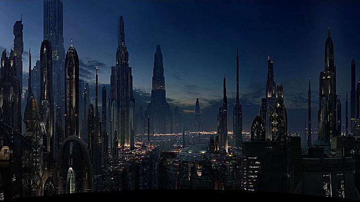 cityscapes, coruscant, star, wars