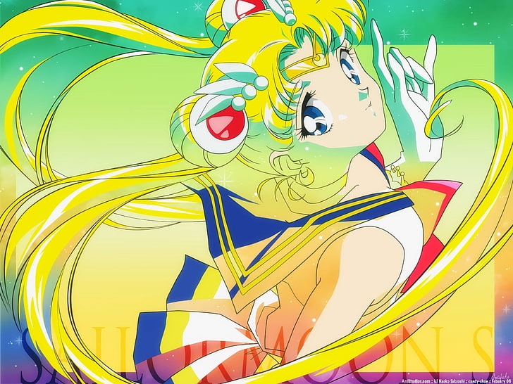 Sailor Moon illustration, sailor moon tsukino usagi, girl, blonde