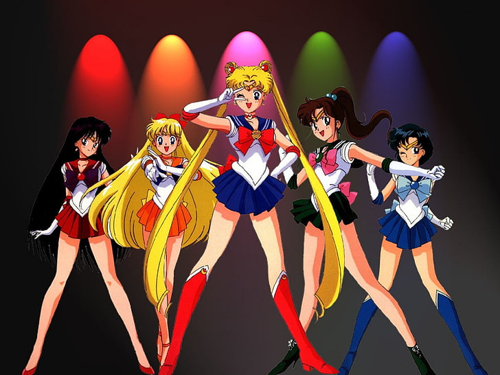 Sailor Moon, Sailormoon illustration, Anime / Animated, girls, HD wallpaper